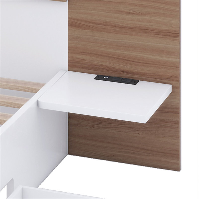 Sidhan Storage Bed, White