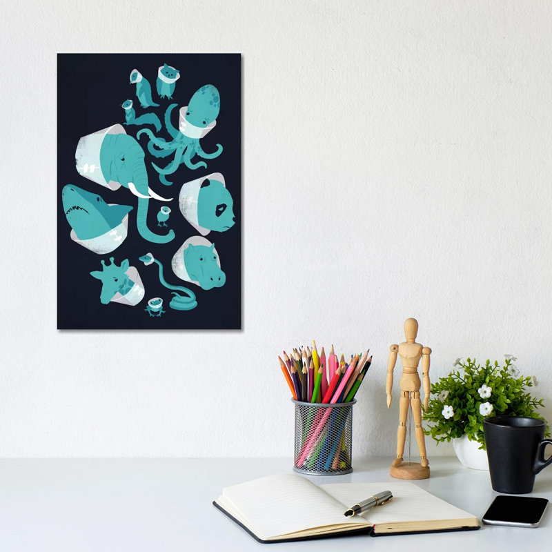 Cones Of Shame by Jay Fleck - Wrapped Canvas Print, 20.32 cm H x 30.48 cm W