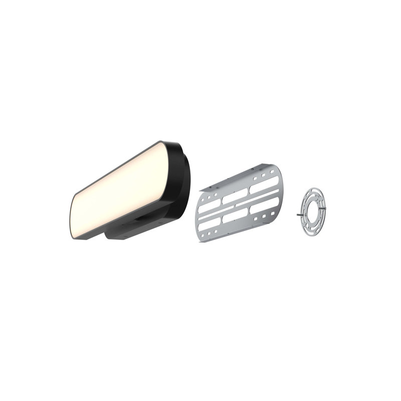 Shift Adjustable Oblong Vanity, Gold, 3" H x 32" W x 4.75" D, 34 W
