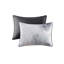 Ensemble d'édredon à imprimé de teinture par aquarelle avec coussin décoratif
