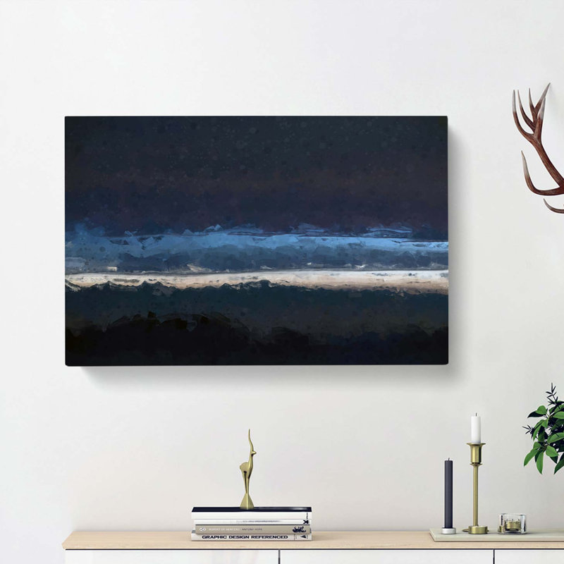 Stripe Of Light In Abstract - Wrapped Canvas, 35cm H x 50cm W x 3cm D