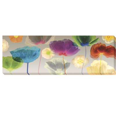 Poppy Panorama by Robert Mertens Painting Print on Wrapped Canvas