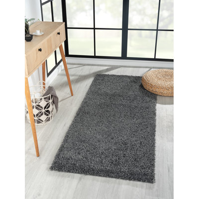 Shaggy Lush dark grey Rug