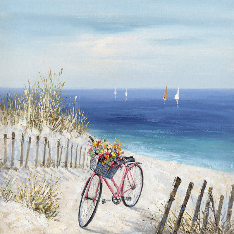 Beach - Wrapped Canvas Painting
