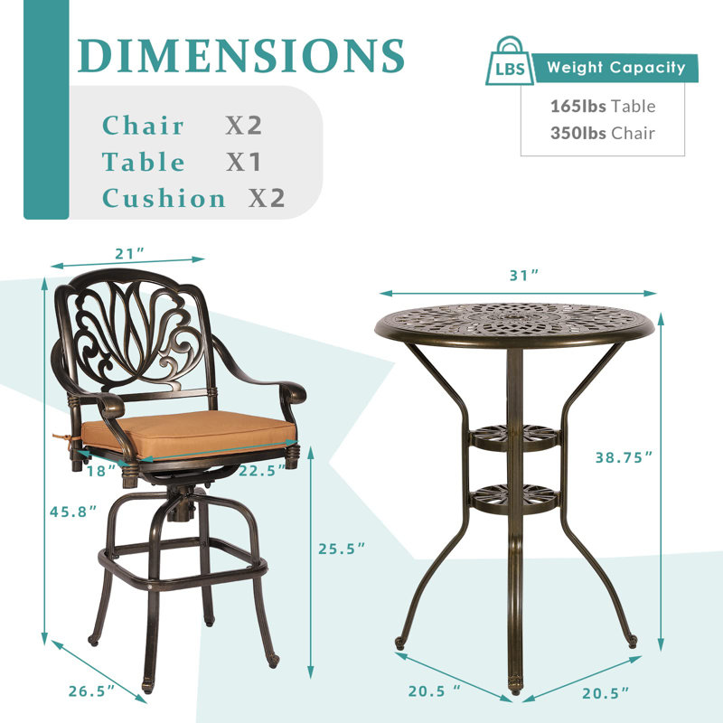 Bar Set with Stools
