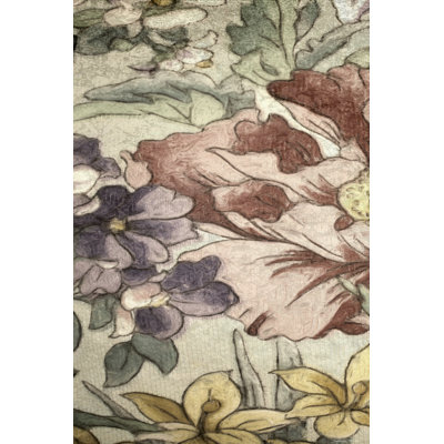 Earthtone Floral Panel II by Catherine Kohnke - Wrapped Canvas Painting