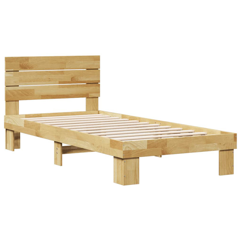 Solid Wood Bed, Single (3')