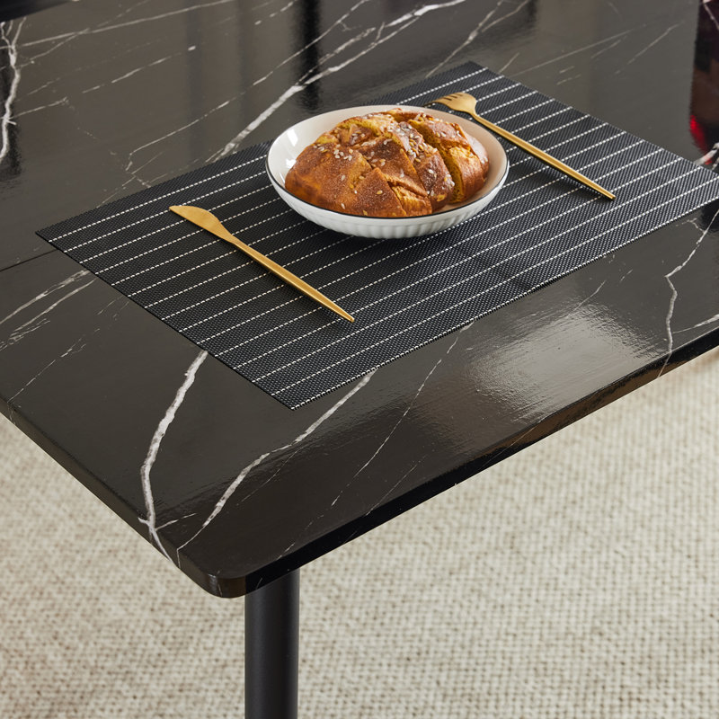 Krithik Metal Base Dining Table