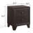 Espresso 2-Drawer Nightstand