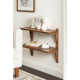 Carmouche Tiered Solid Wood Wall Shelf