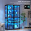 Vitrine à 5 tablettes en verre-433423607