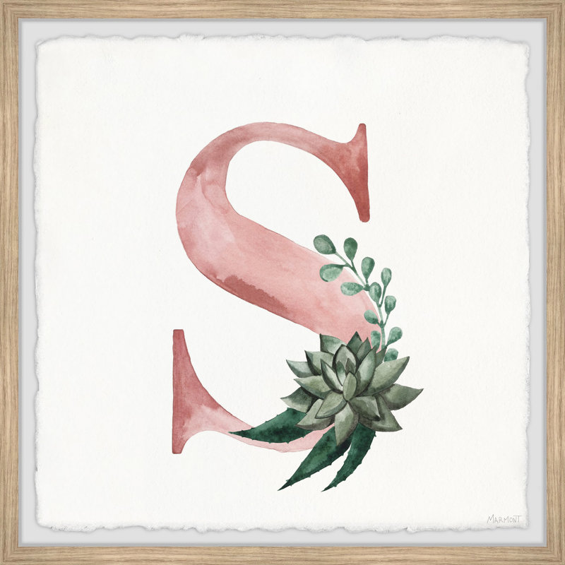 «Bevins S Is for Spider», reproduction encadrée, H 18 po x l 18 po x 1,5 po
