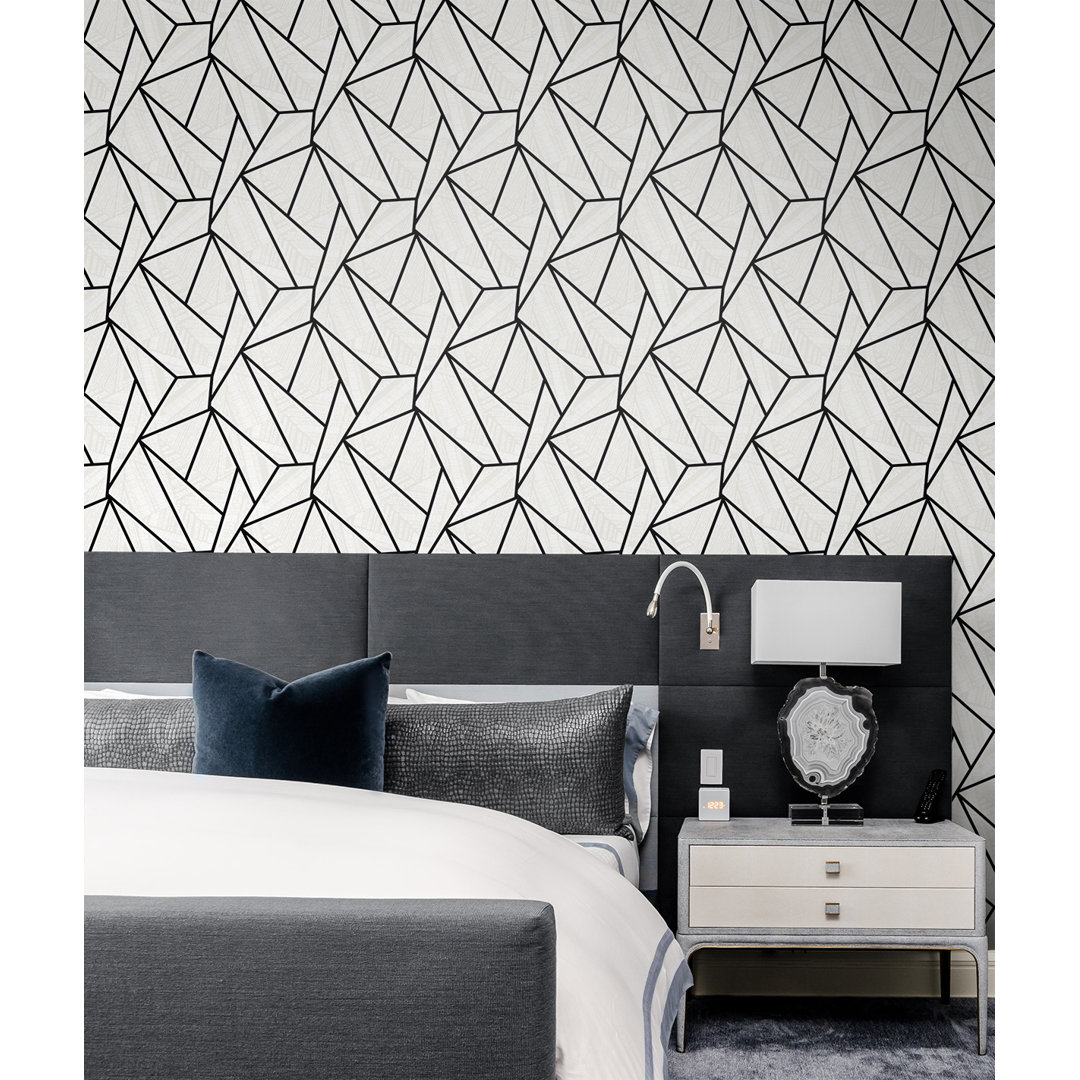 Margeret Peel & Stick Geometric Shapes Double Roll Ivy Bronx