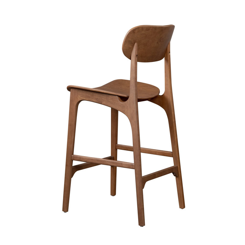 Tabouret Luzmarie, Tabouret de bar (siège d’une hauteur de 30 po), Brun foncé