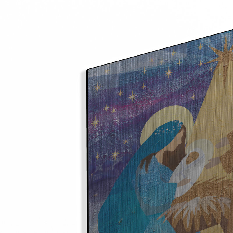  «Craft New Born King» par Elle Media Group SA, art mural en métal, H 12 po x l 12 po