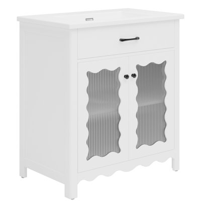Meuble-lavabo moderne 31 "avec plateau en céramique