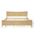 PE Rattan Bed With Wooden Frame & Adjustable Headboard-133734319