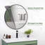 Demetrias Metal Round Mirror