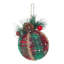 8cm Fabric Trees & Wreaths Ball Ornament
