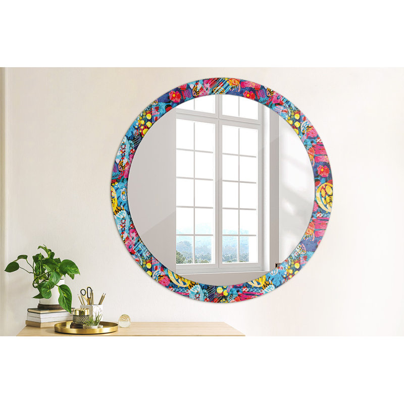 Huldar Glass Flat Wall Mirror