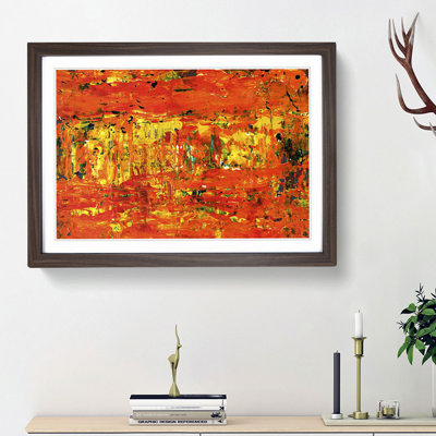 Abstract Art Painting Vol.174 by S.Johnson - Framed Print