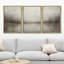 Tableau représentant un paysage de lac gris brumeux, idéal pour le salon, impression giclée sur toile encadrée-91875128-135760401-135760403