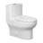 1.1/1.6 Gallons GPF Dual-Flush Elongated Comfort Height Floor Mounted One-Piece Toilet (Seat Included)
