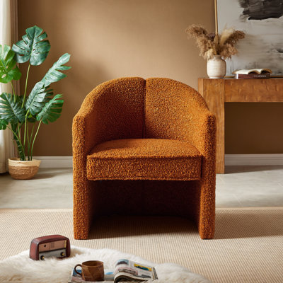 Chaise d'appoint incurvée Ryeli
