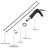 Contemporary Matte Black Lavatory Basin Faucet, Single Hole, Brass, Drip- Cartridge Modern Hole Mount, Ceramic Disk,