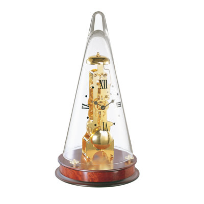 Mahogany Solid Wood Mechanical Tabletop Clock