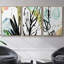 No Deckle Tropical Moderne IX - Ensemble de 3 reproductions sur toile-97708507-97708512