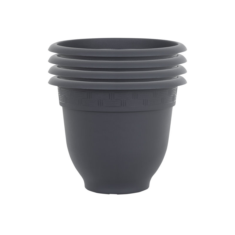 Wham Bell Pot Round Planter Slate, 29cm H x 36cm W x 36cm D
