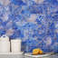 Lapis 3" x 12" Glass Pebbles Subway Wall & Floor Tile