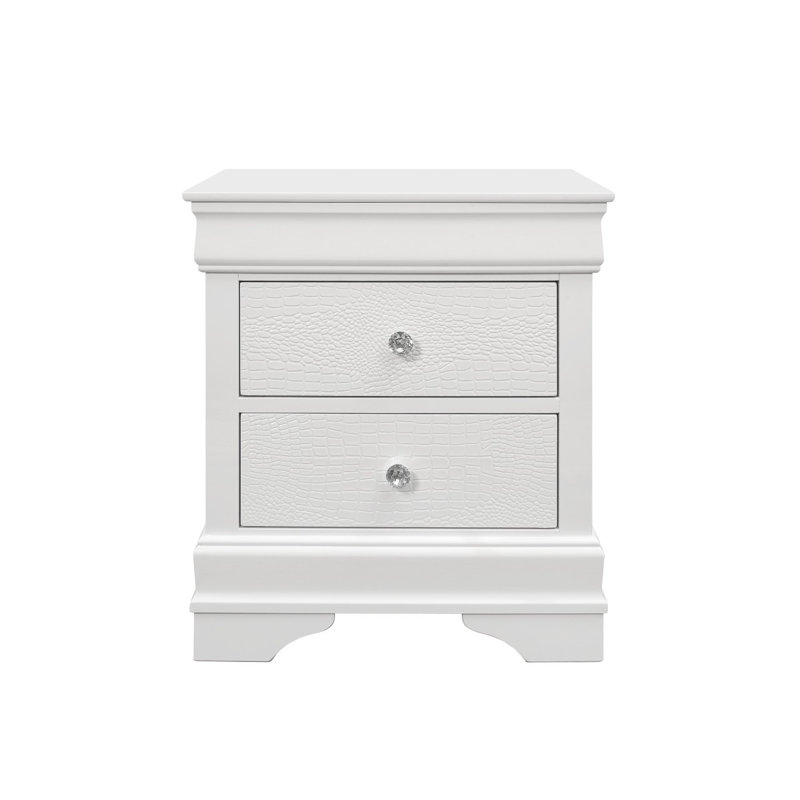 ENSEMBLE DE CHAMBRES 5 PCS, Grand lit, Blanc