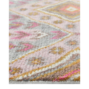 Dakota Fields Handmade Hand-Knotted Pink Rug & Reviews | Wayfair