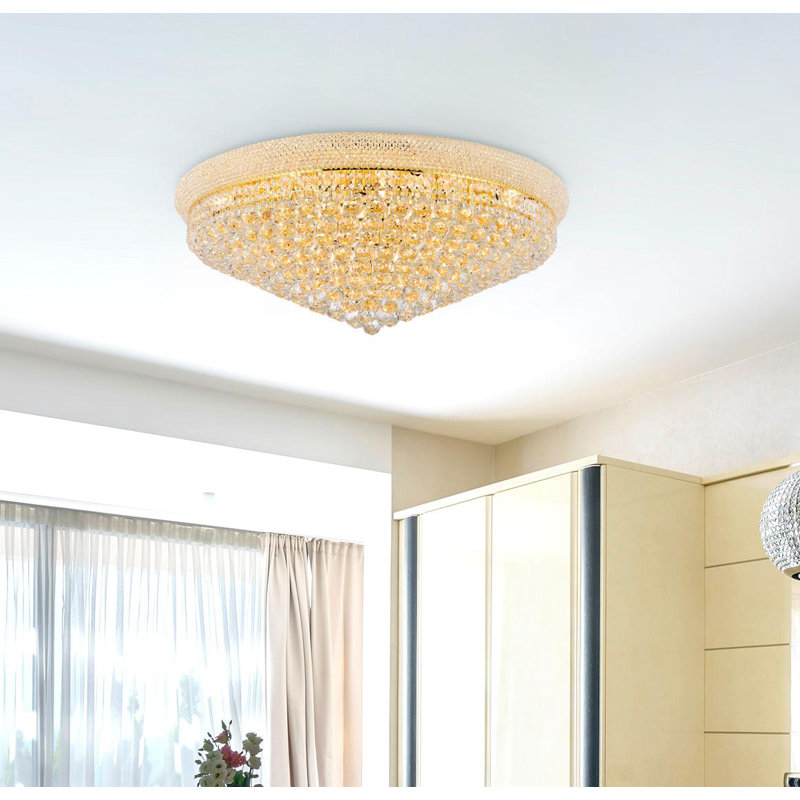 Gaelle Flush Mount, Gold, Royal Cut