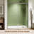 44-48 in. W x 72 in. H Semi-Frameless Double Sliding Shower Door with 1/4 in. Tempered Clear Glass-114500374