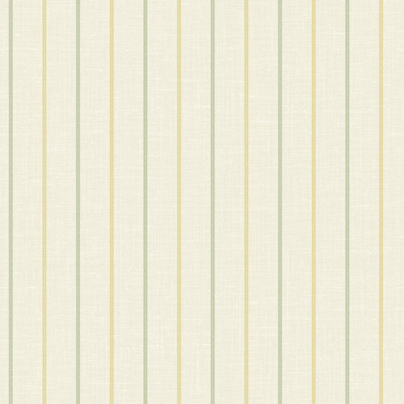 8.23m L x 68.5Cm W Matte Wallpaper Roll, Green/Yellow