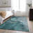 Premium Machine Washable Cerrito AMF524 Teal Rug-103957768