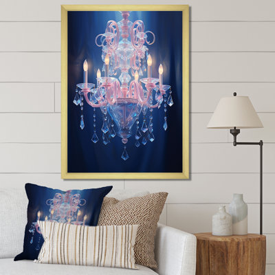Rouet Chandelier Sublime Grace I, reproduction d'art sur toile
