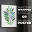 Palm Frond Flow III - Impression sur toile seulement - NON-CADRE