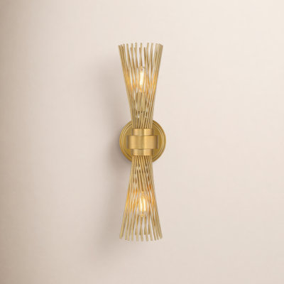Iago Metal Wallchiere in Brass