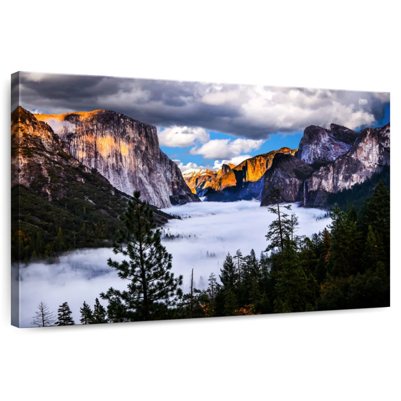 Nuage du parc national Alvord Yosemite, H 26 po x l 39 po