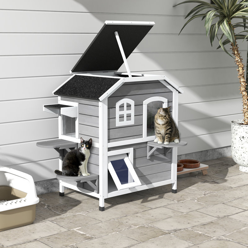 Maison pour chat Elliana, Gris