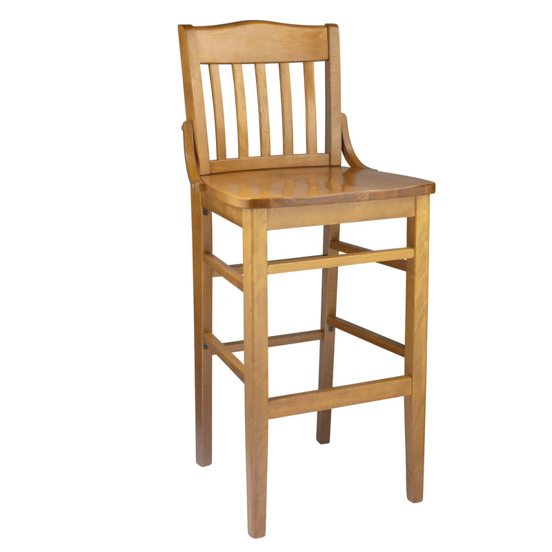 Kershaw Solid Wood Counter Stool, Cherry, Bar Stool (30" Seat Height)