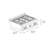 ZLINE 30 In. Legacy Gas Rangetop with 4 Burners and Porcelain Cooktop in Satin-88770076