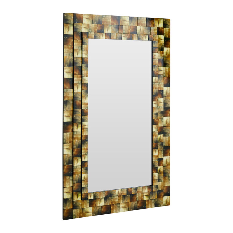Patpong Solid Wood Flat Wall Mirror