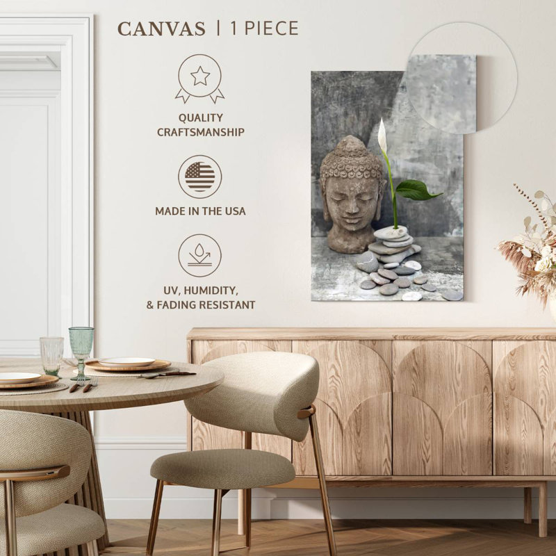 Kerrick Zen Buddha Head, 51" H x 34" W