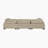 Brinsley 135" Modern Modular Sofa with Microfiber Fabric, Reversible Cushions, 5 Pillows-1415106254