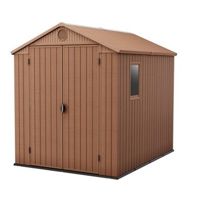 Darwin 8 ft. W x 6 ft. D Resin Storage Shed -  Keter, 259009